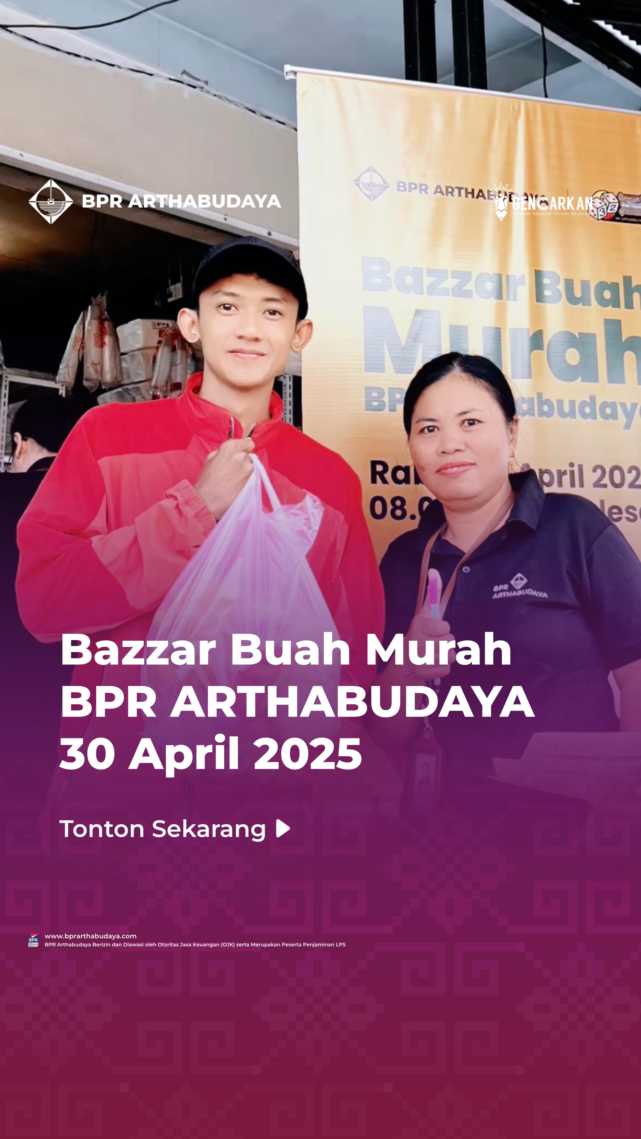 Inklusi Keuangan BPR Arthabudaya - Bazzar Buah Murah